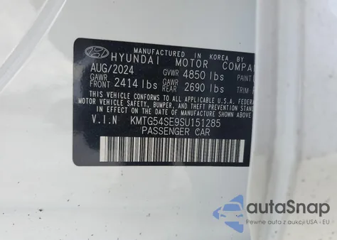 2025 Genesis G70 Sport Advanced из США, поврежденный, VIN KMTG54SE9SU151285